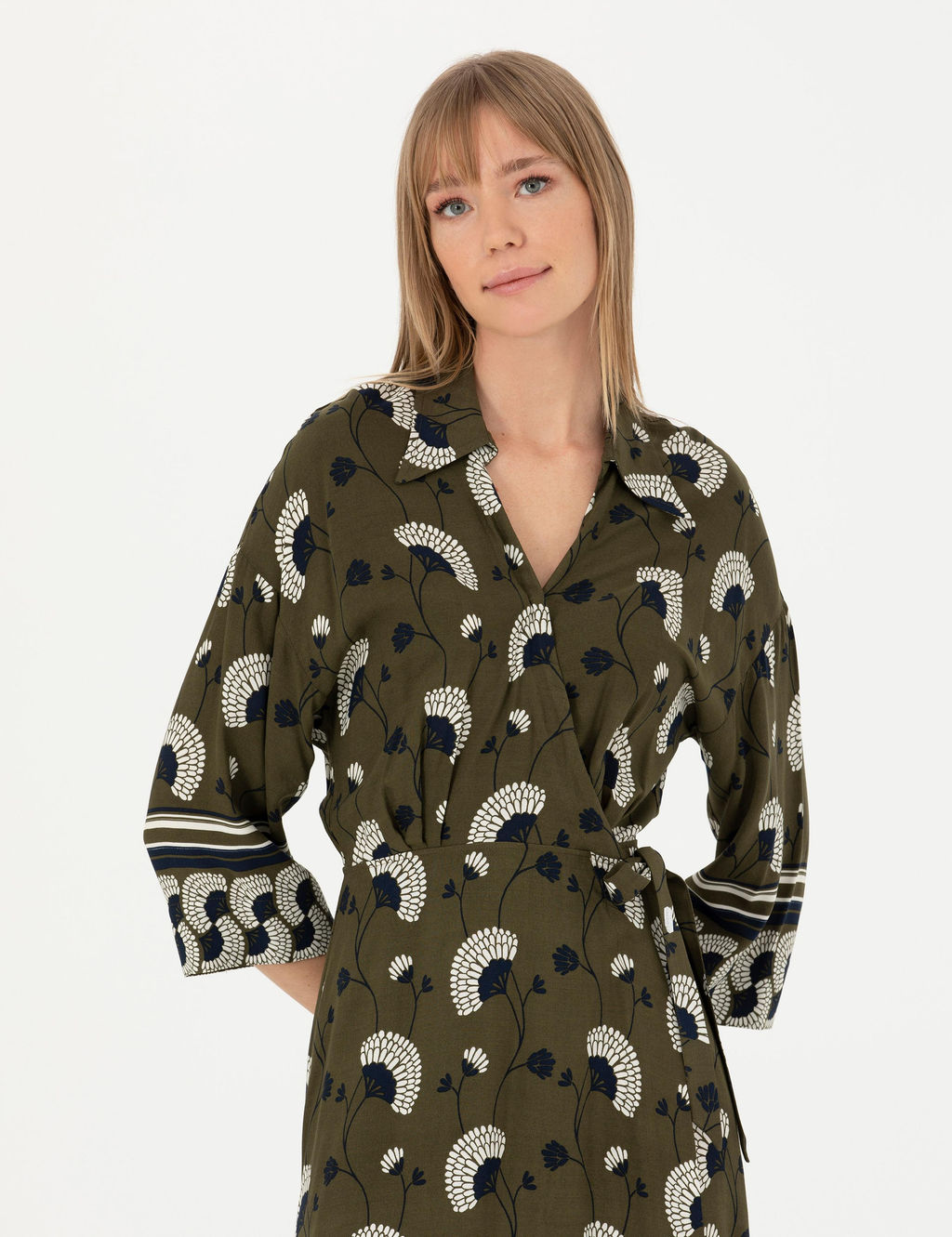 Kahverengi Comfort Fit Dokuma Elbise - Pierre cardin фото 4