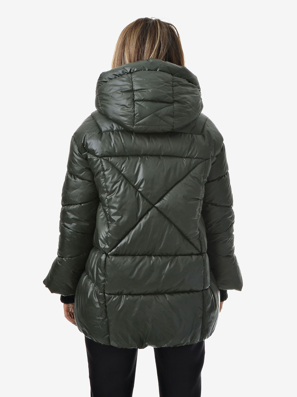 Зимняя куртка с вязанной отделкой - А+б коллекция фото 9