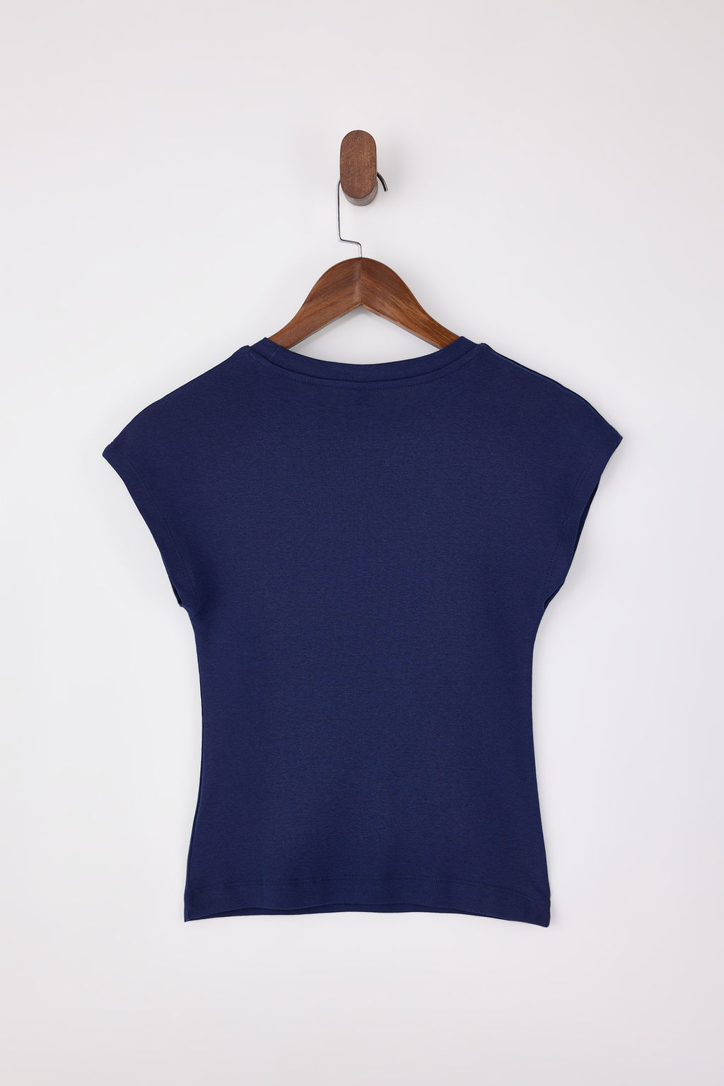 Siyah Fitted/Vucuda Oturan Ay Kol K?sa Kollu Pamuk Ribana Orme T-Shirt TWOSS26TS00020 - Trendyolmilla фото 8