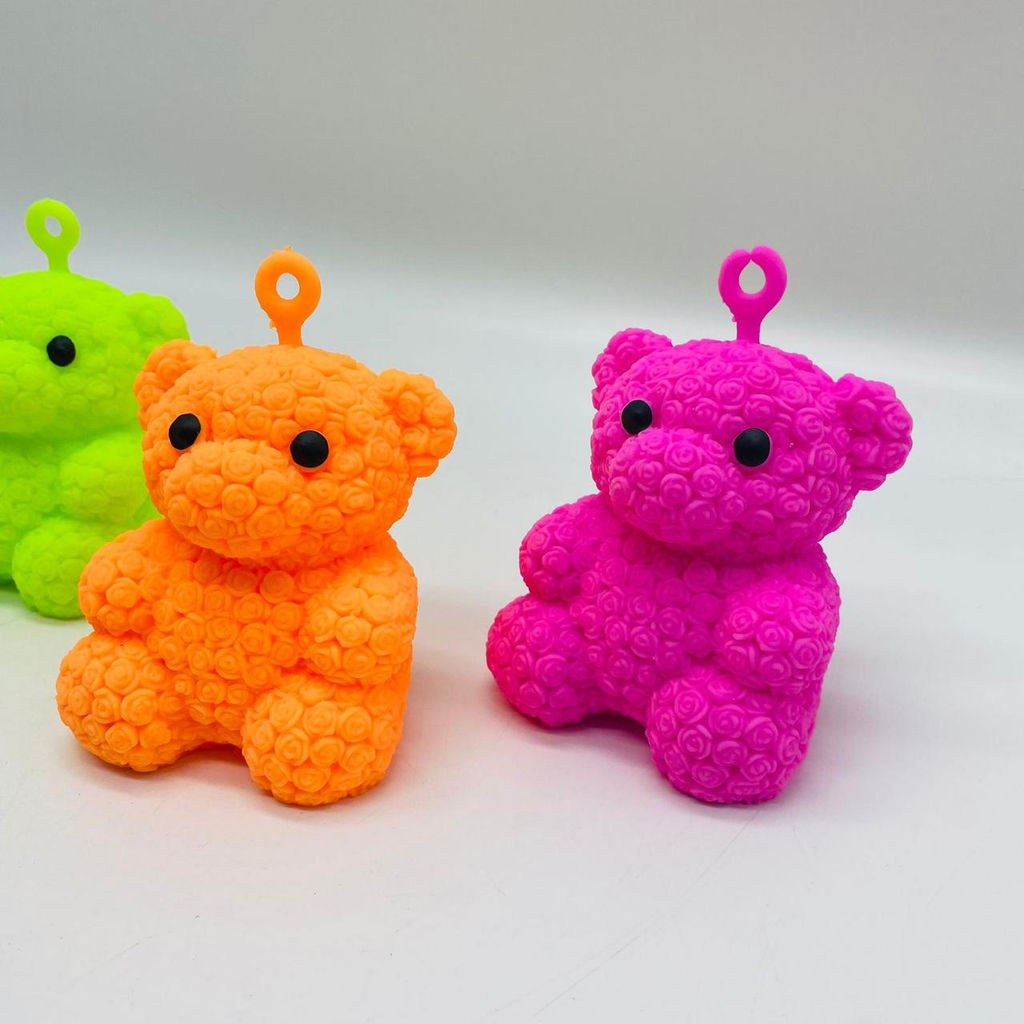 Мякиш антистресс Медведь роза 12 шт в уп - Storyland фото 8