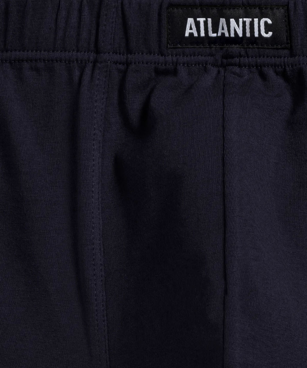 ATLANTIC 5SMH-002 Трусы шорты Solid Classic - набор 5 шт. темно-синий + темно-голубой + голубой + небесно-голубой + голубой  фото 7