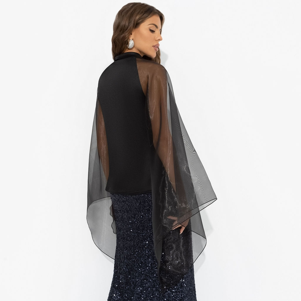 Блуза с акцентными рукавами, Незаменимая / Новый год - Charutti фото 6