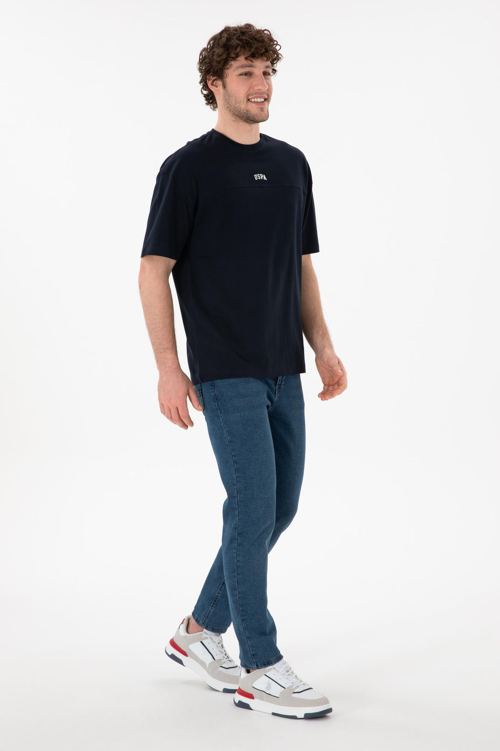 Erkek Comfort Fit Bisiklet Yaka Lacivert Ti__rt Sepette S_rpriz _ndirim - U.s. polo assn фото 5