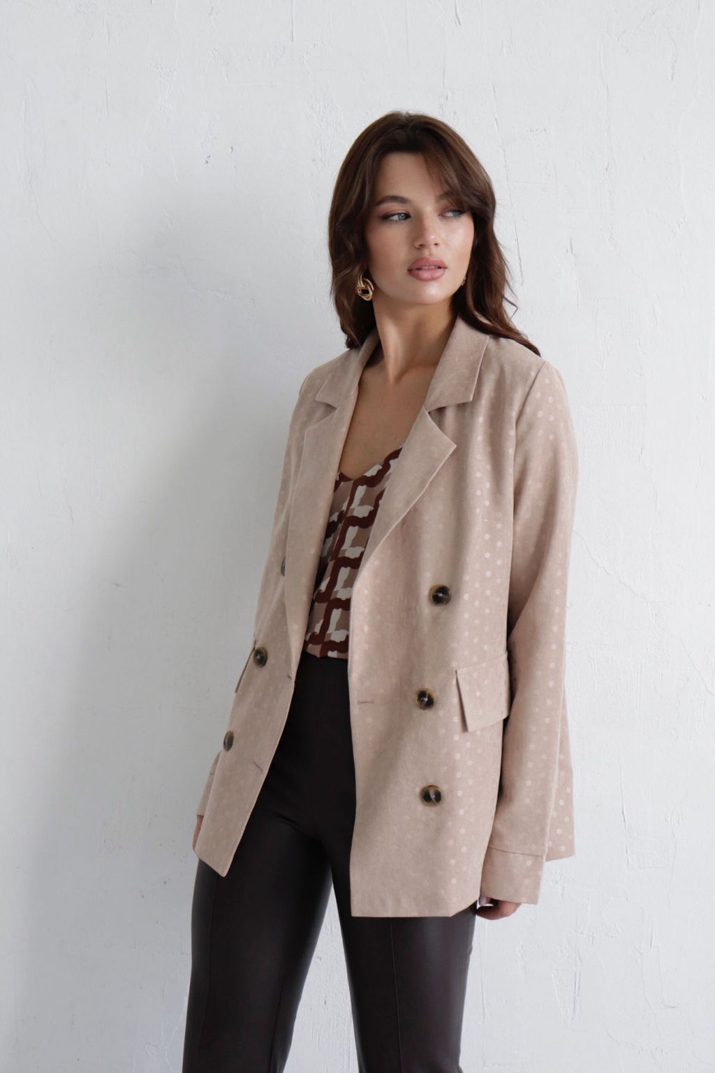 Двубортный жакет с английским воротником - Martichelli фото 57