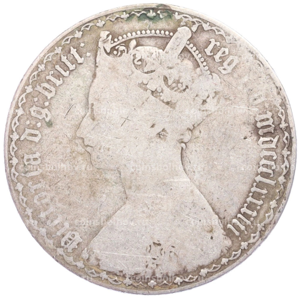 1 флорин (2 шиллинга) 1883 года Великобритания