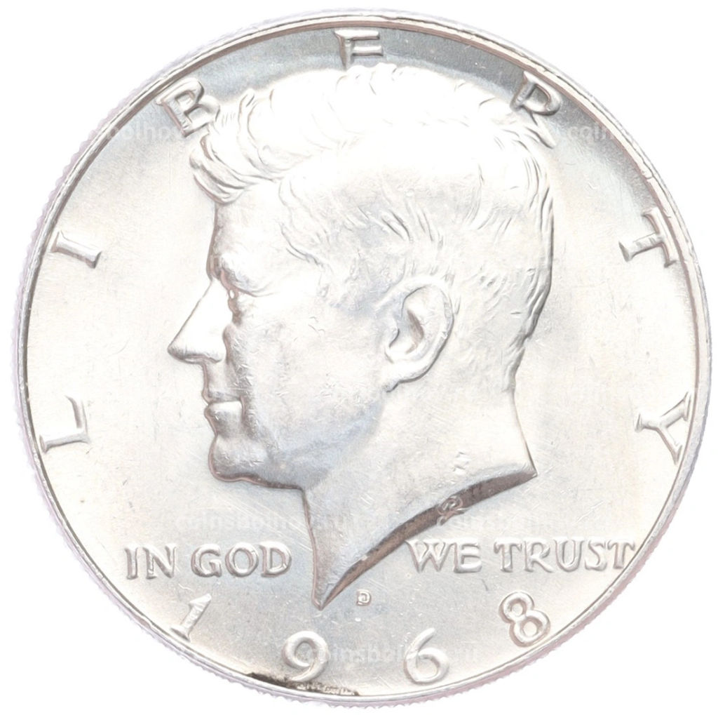 1/2 доллара (50 центов) 1968 года D США