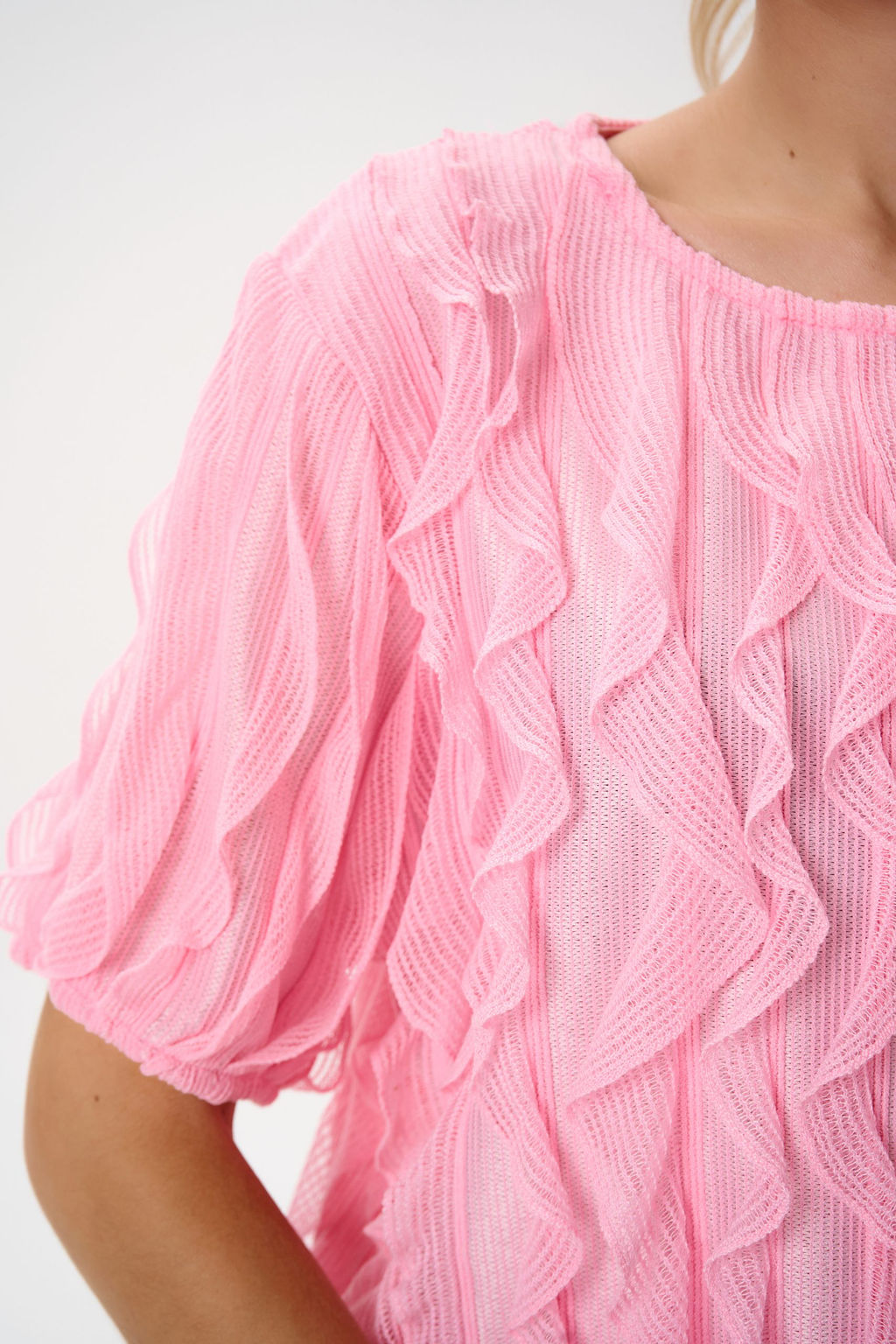Блузка Лили (розовый) - Эльза фото 11