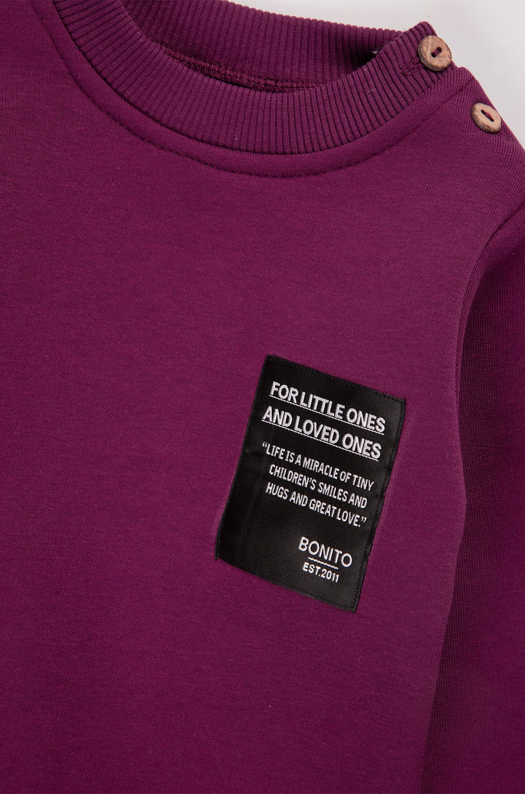 Теплый костюм для девочки из футера с начесом Bonito  фото 17