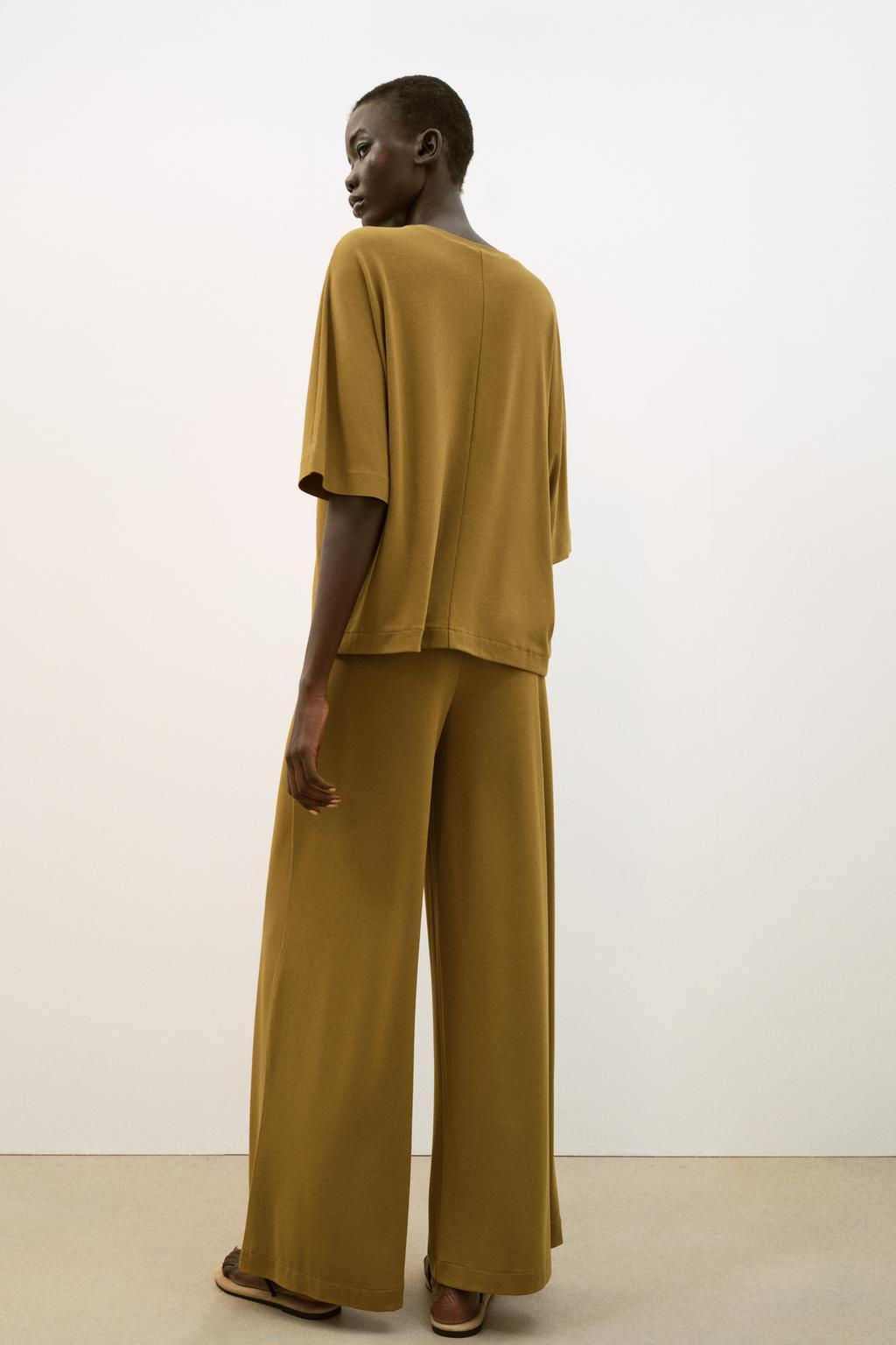 OVERSIZE FLOWING T-SHIRT - Zara фото 11