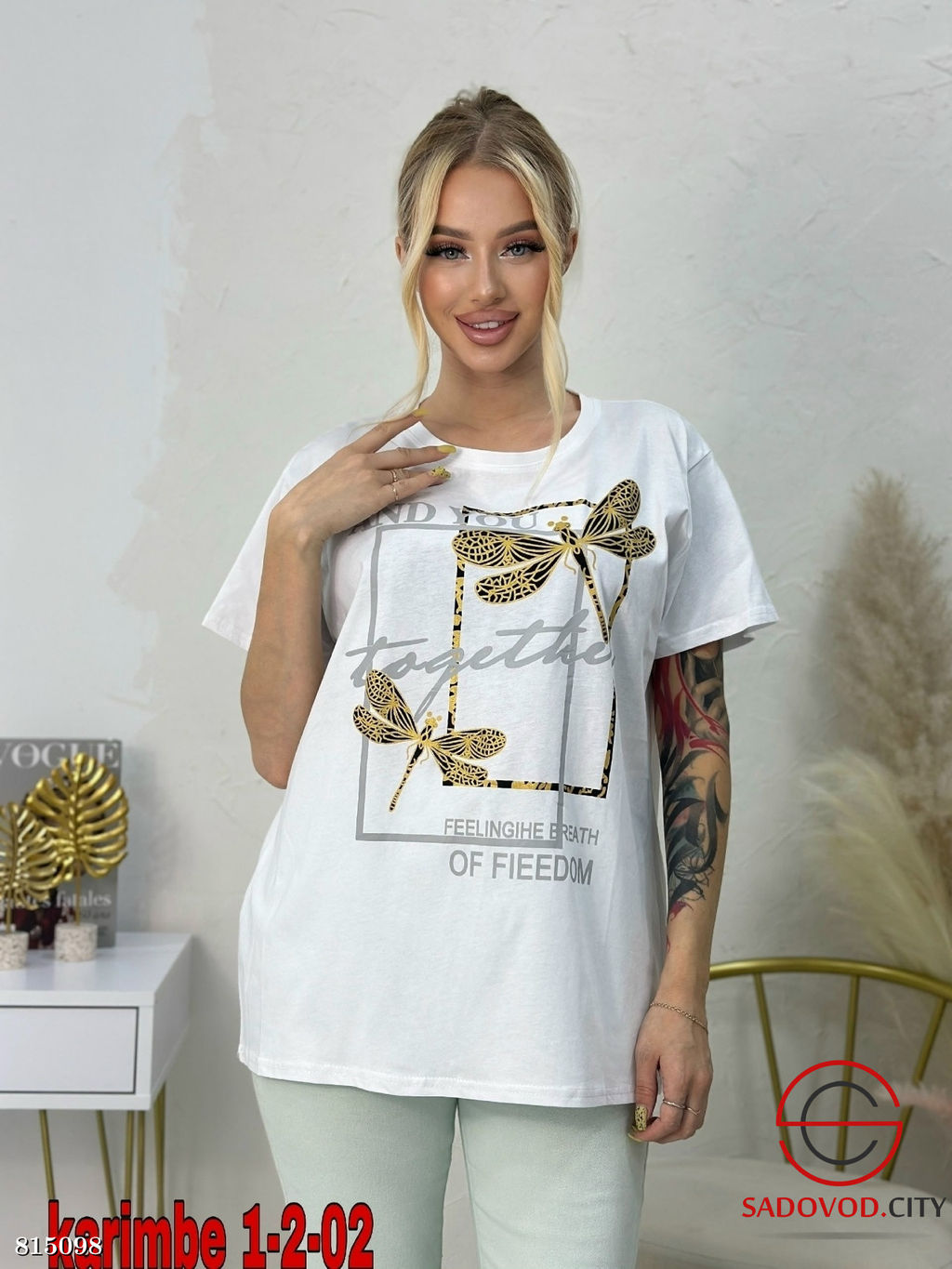 Футболка женская с рисунком