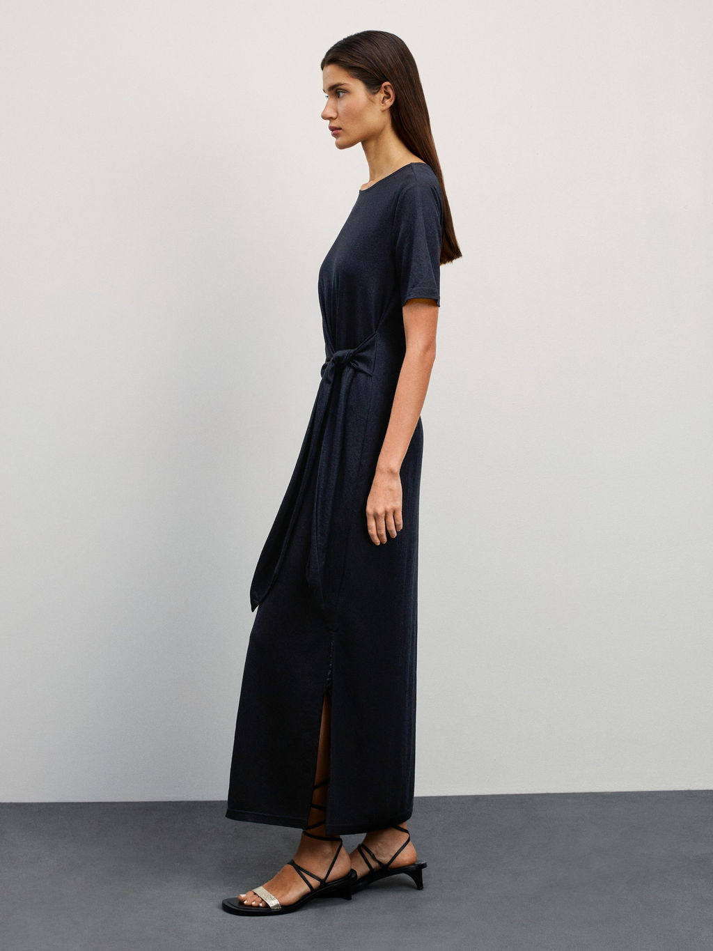 Платье миди с узлом / Zarina  фото 2