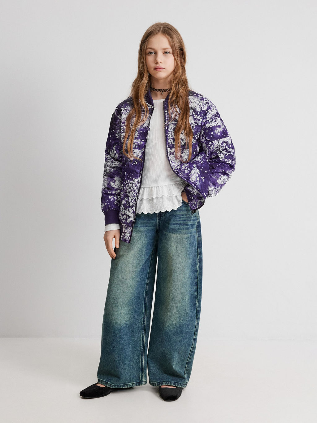 ACOOLA / Куртка детская для девочек Aster сиреневый  фото 5