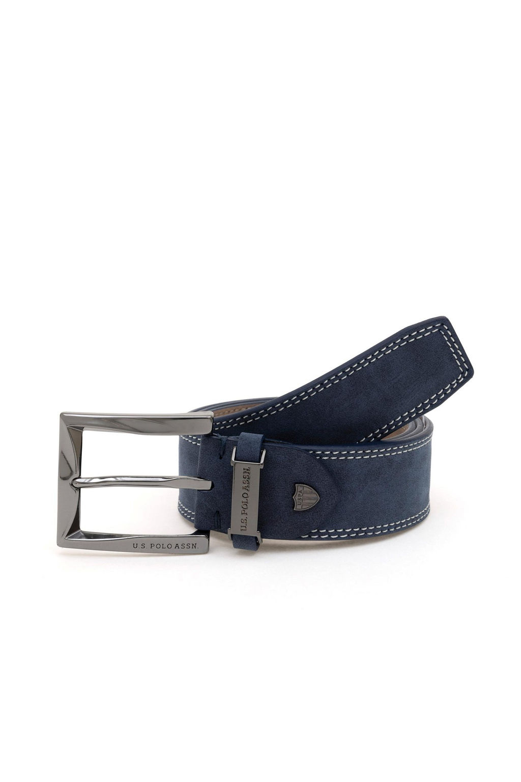 Мужской темно-синий ремень - U.s. polo assn фото 3