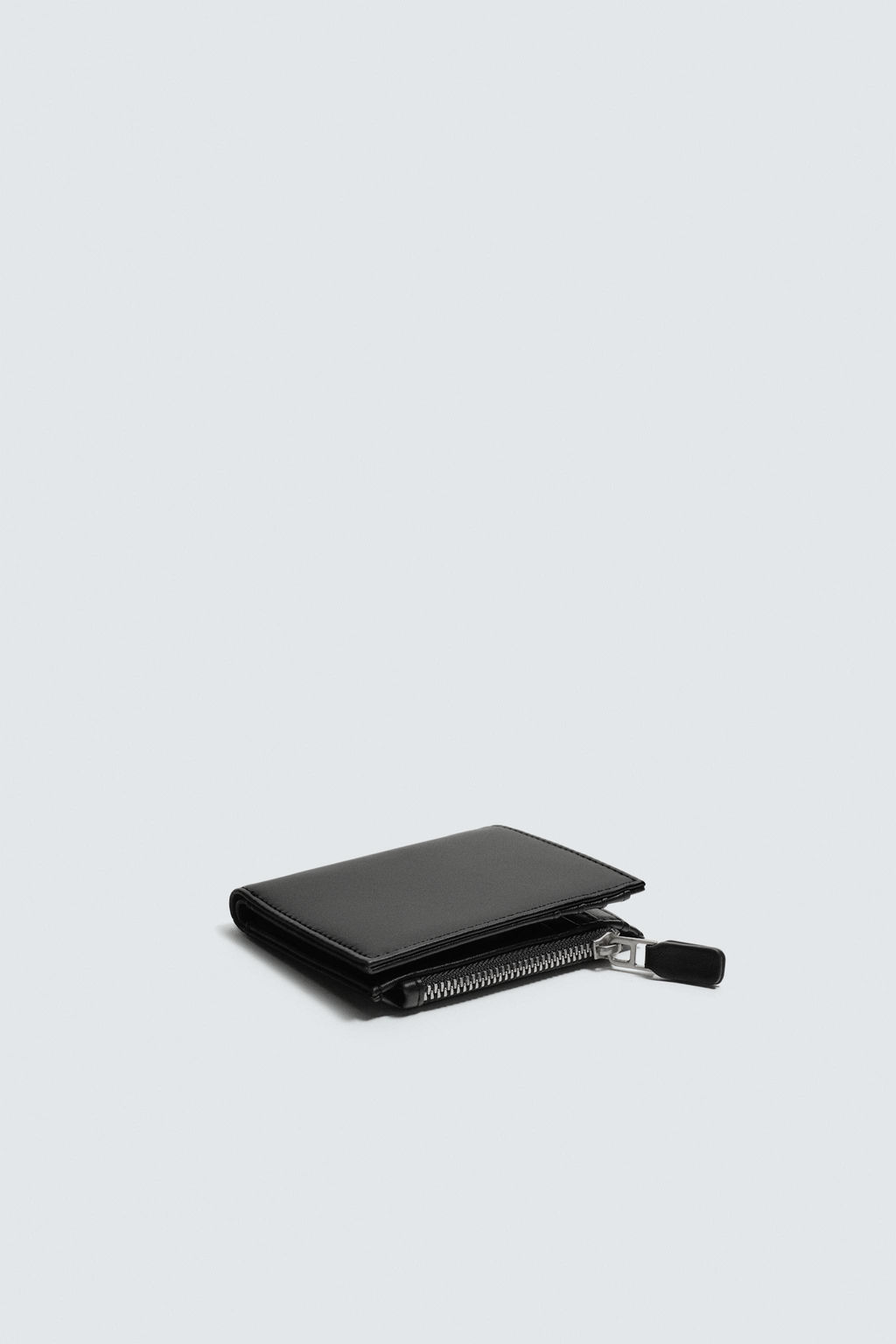 CARTERA MONEDERO LISO / Negro - Zara фото 2