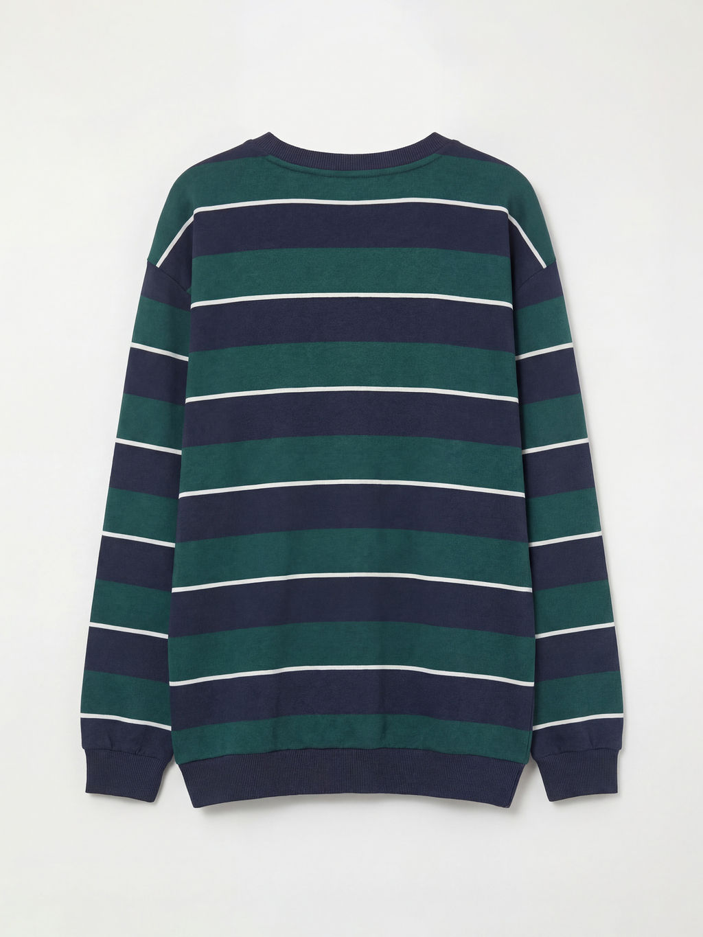 Bisiklet Yaka ?izgili Erkek ?ocuk Sweatshirt