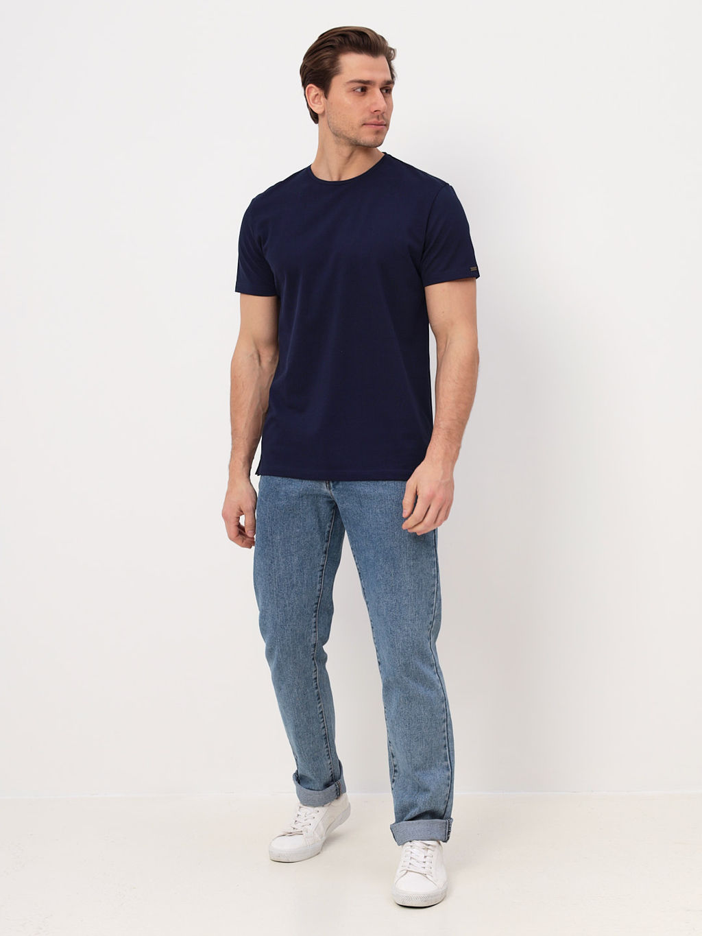 Футболка мужская короткий рукав GREG G145-PO4T-SA5105 (синий)  фото 5