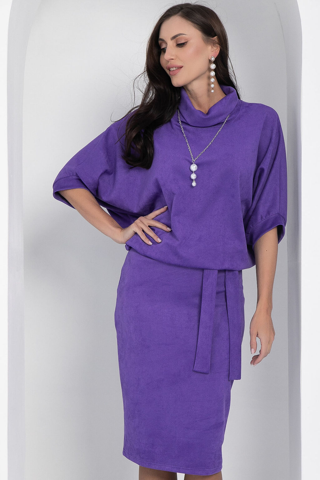 Платье Антония (фиолетовое) П12697-12 - Lt collection фото 6