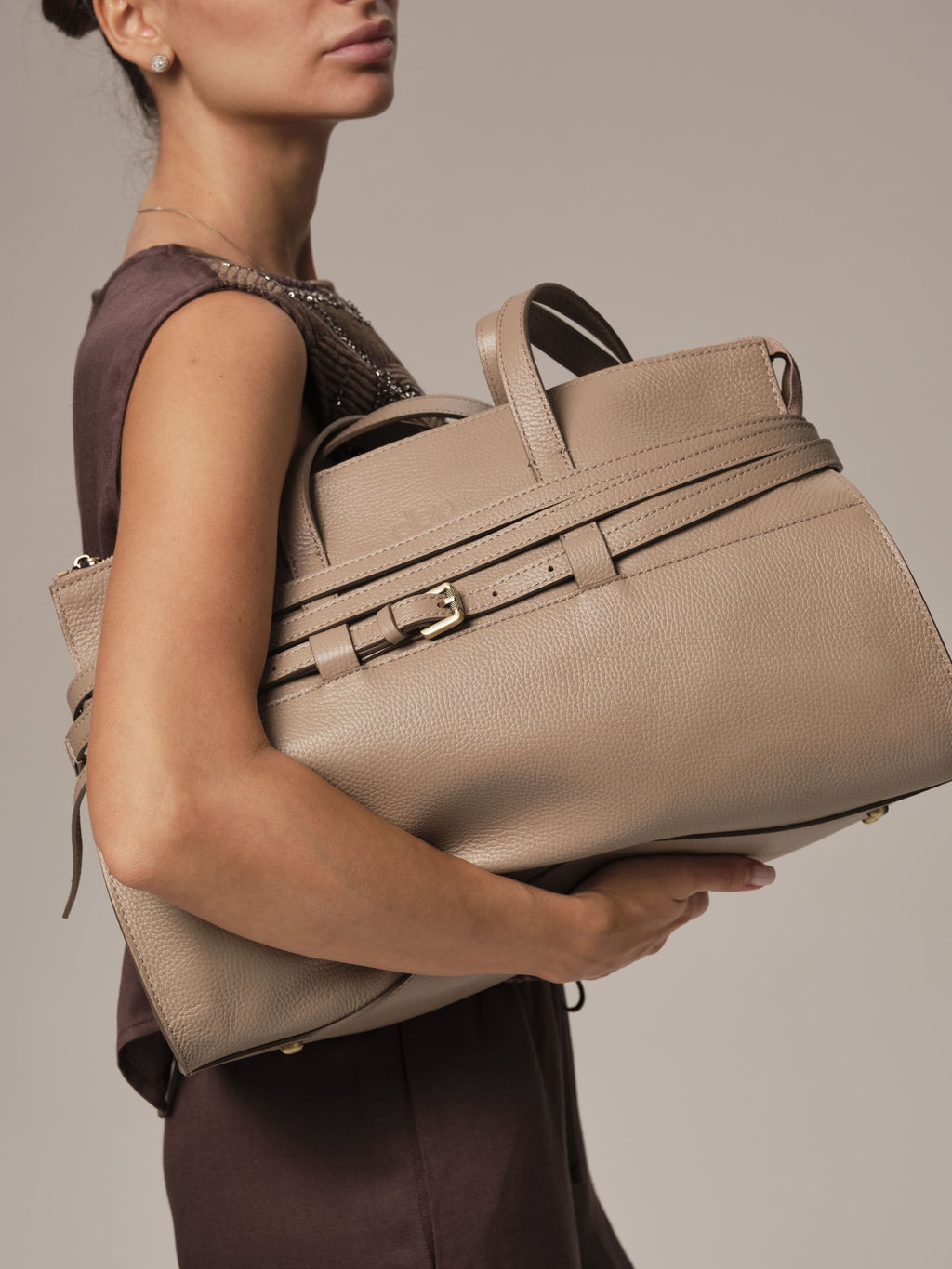 Сумка Rumi DBR 31152 бежевый латте  фото 6