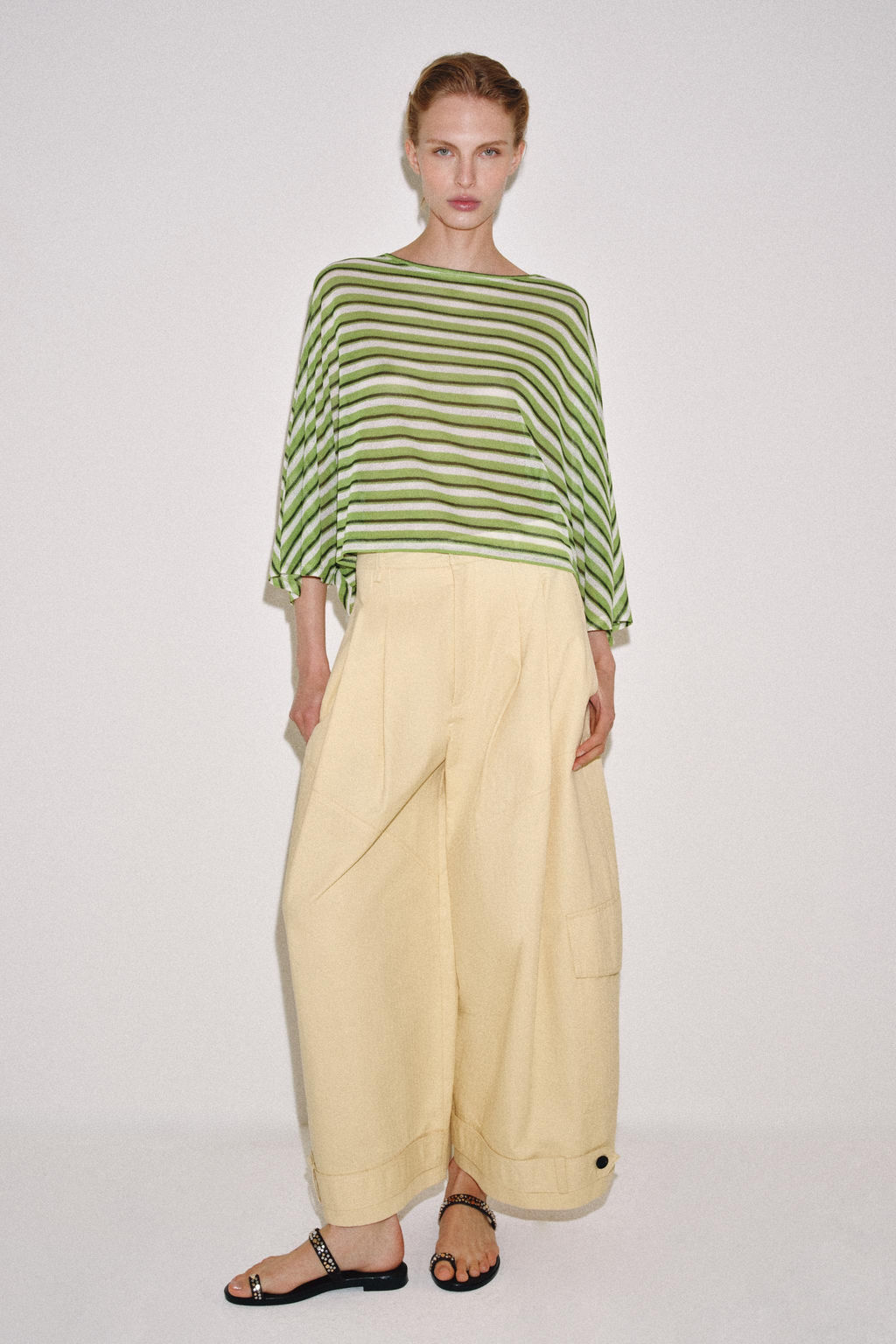 CAMISETA CAPA R?STICA RAYAS / Raya verde