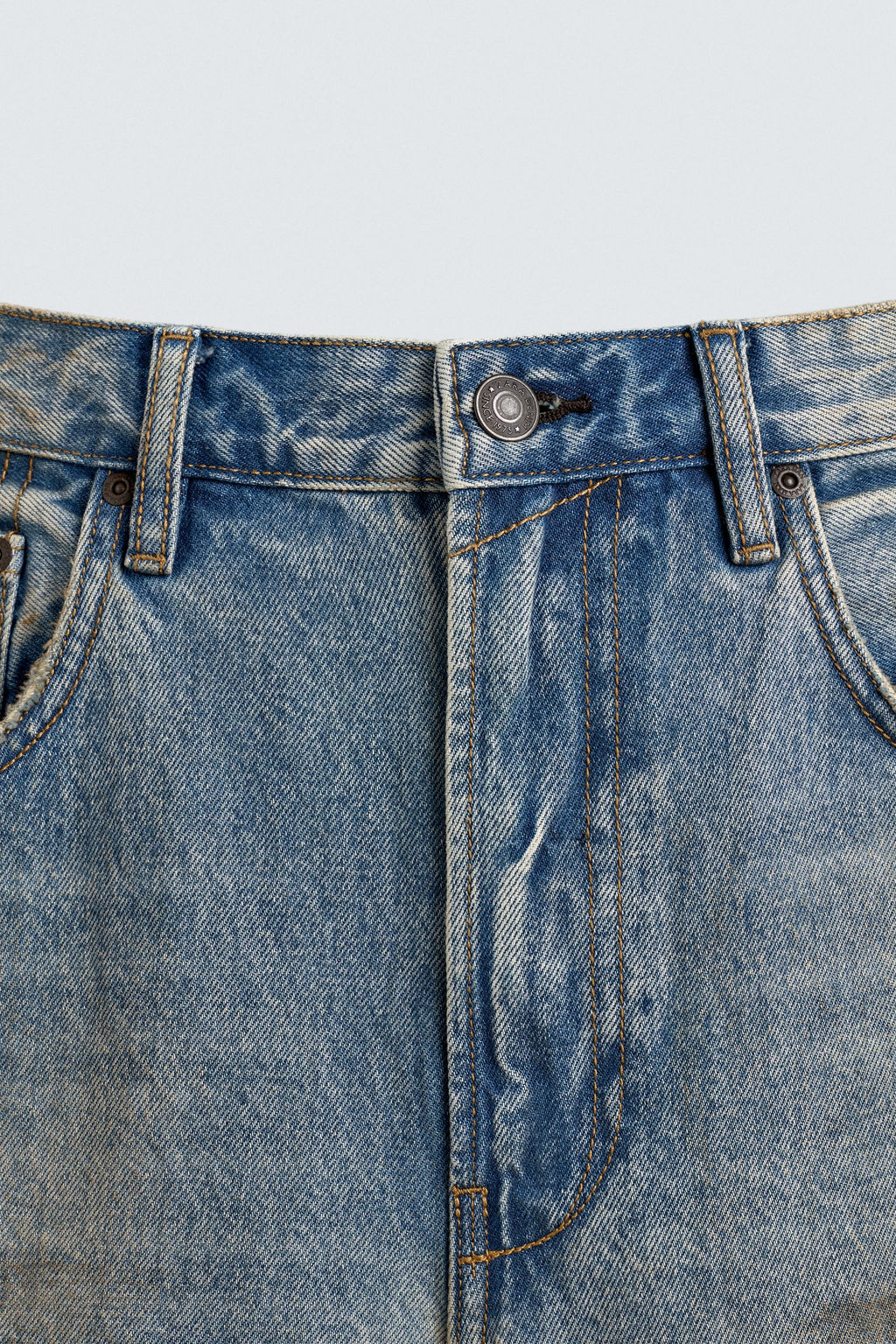 VINTAGE EFFECT BAGGY FIT JEANS - Zara фото 9