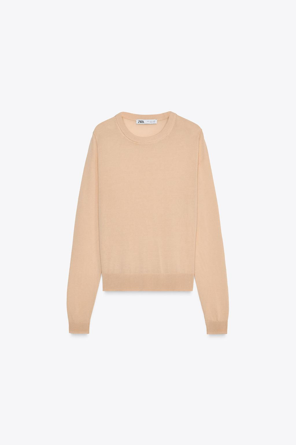 BASIC PLAIN KNIT SWEATER - Zara фото 11