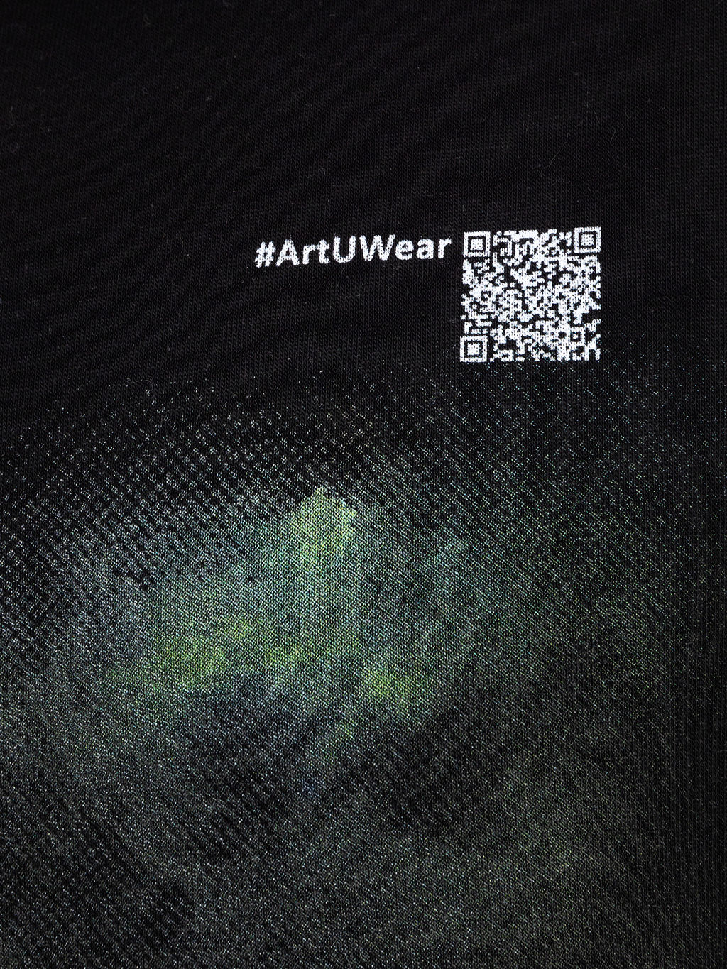 Анорак мужской в черном цвете с принтом в виде картины черный +печать 121816 - Mark formelle фото 8