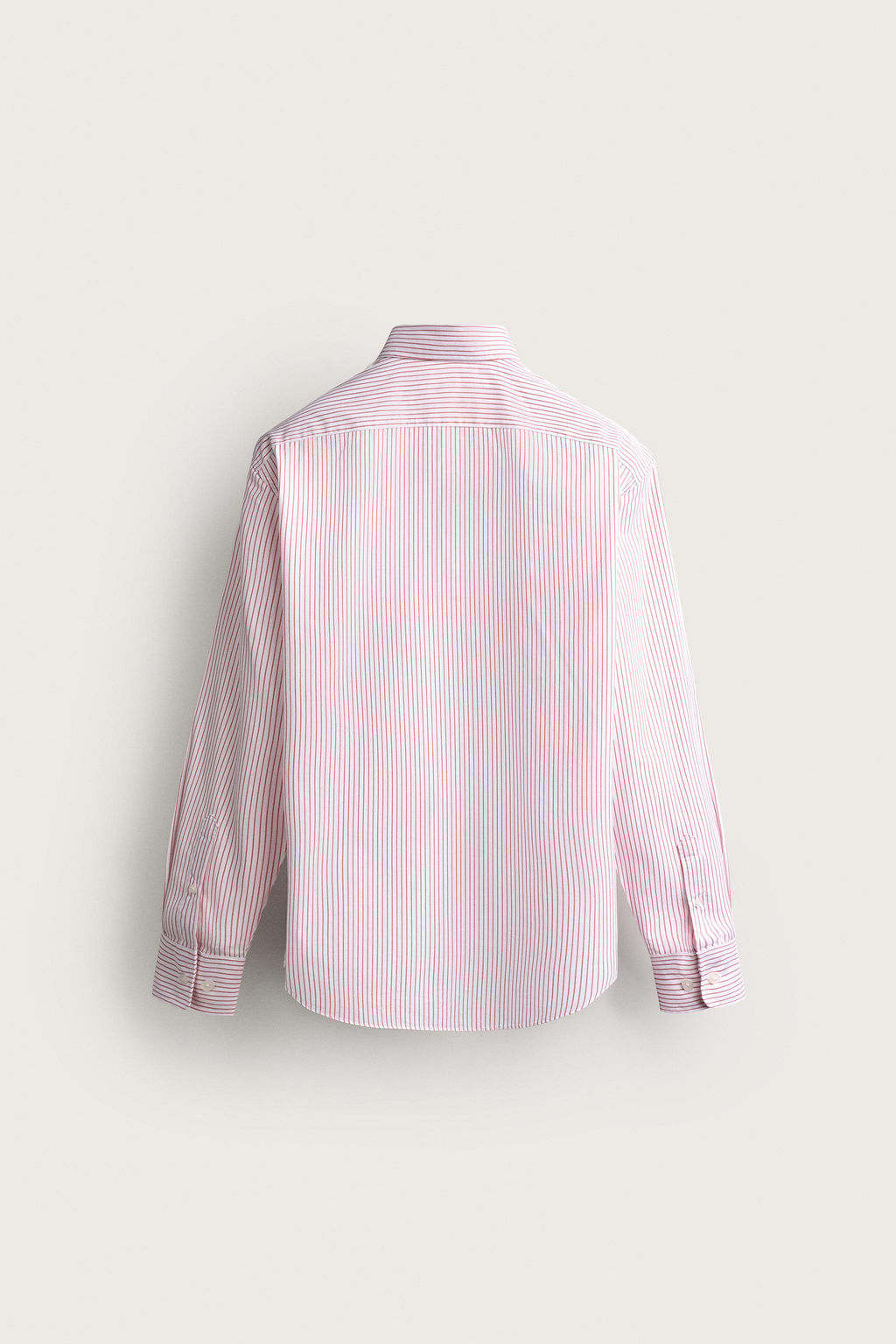 CAMISA REGULAR FIT ESTRUCTURA / Coral rojo - Zara фото 7
