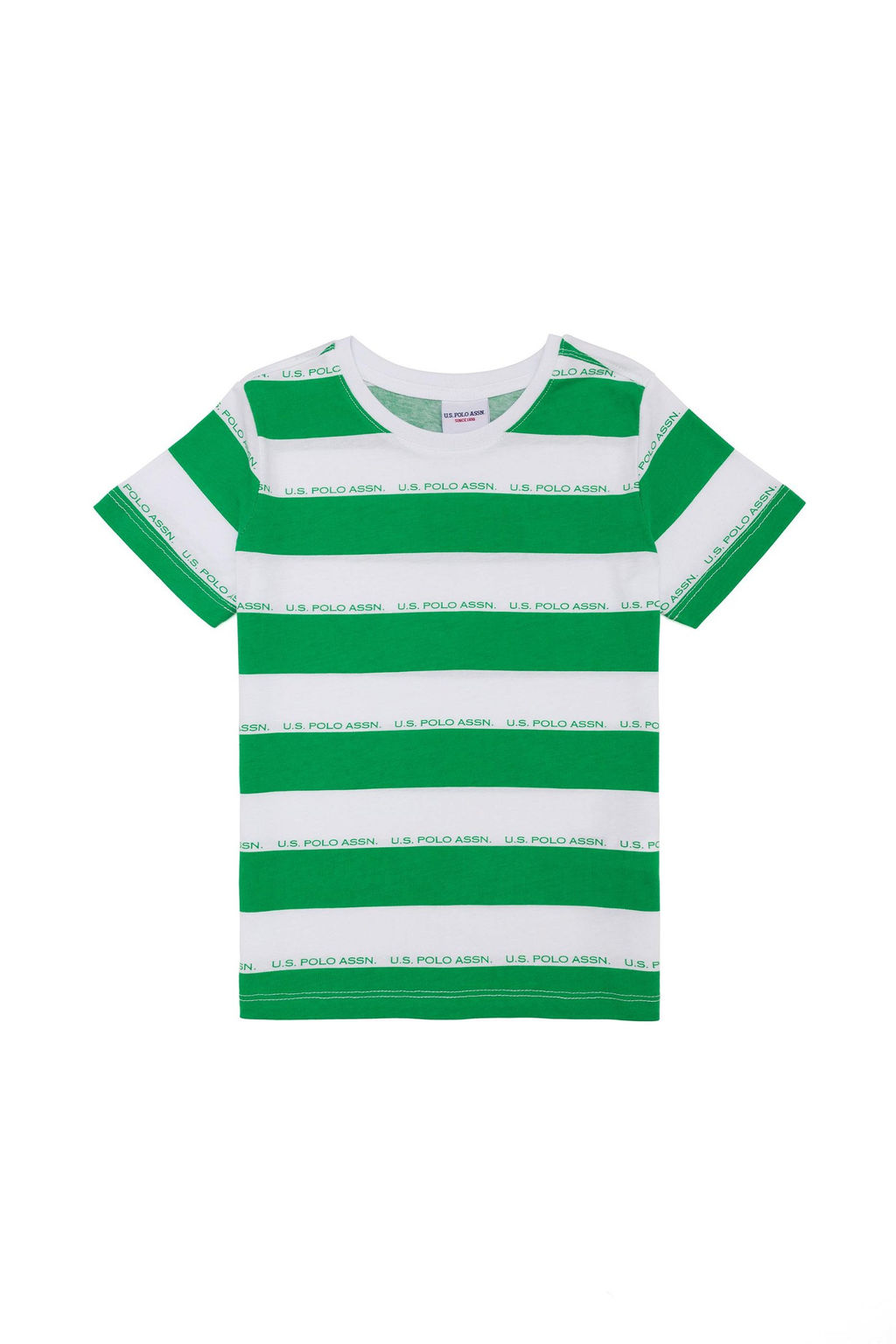 Детская зеленая футболка с круглым вырезом Неожиданная скидка в корзине - U.s. polo assn фото 3