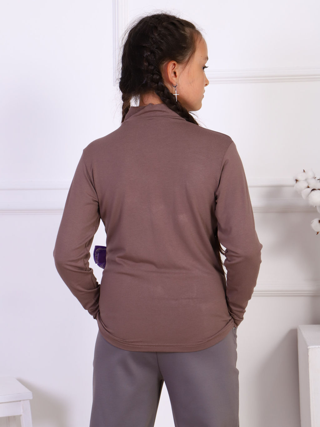 Водолазка Доминика кофе - Ладошки фото 4