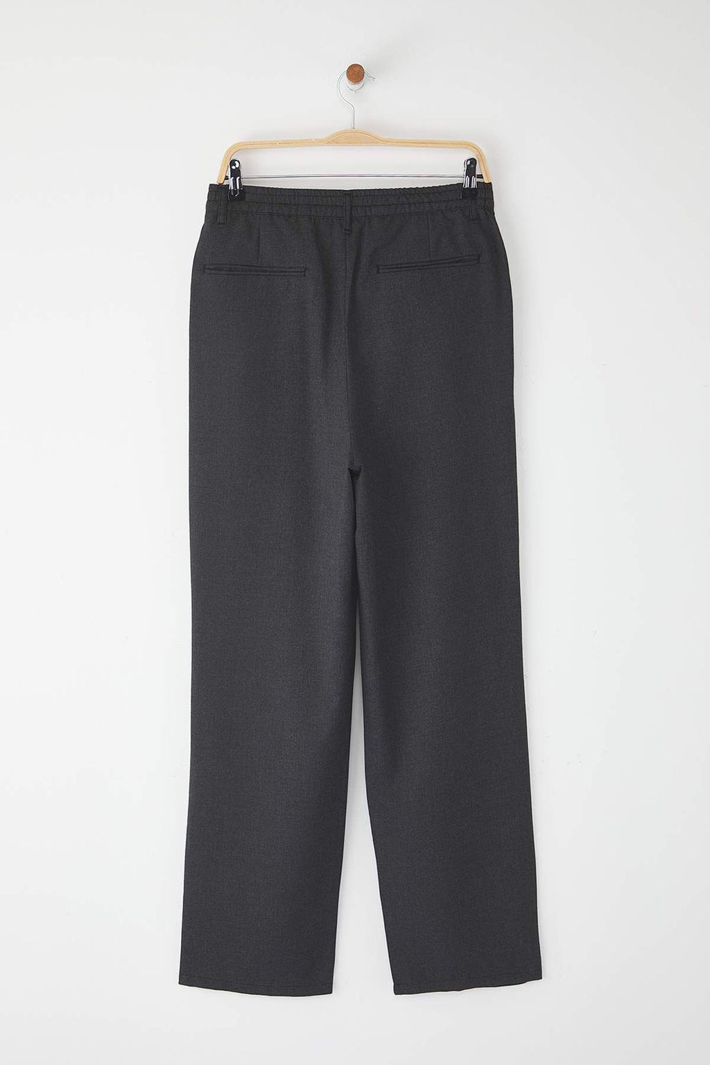 Antrasit Wide Leg Bol Kumas Baggy Pantolon TMNSS23PL00039