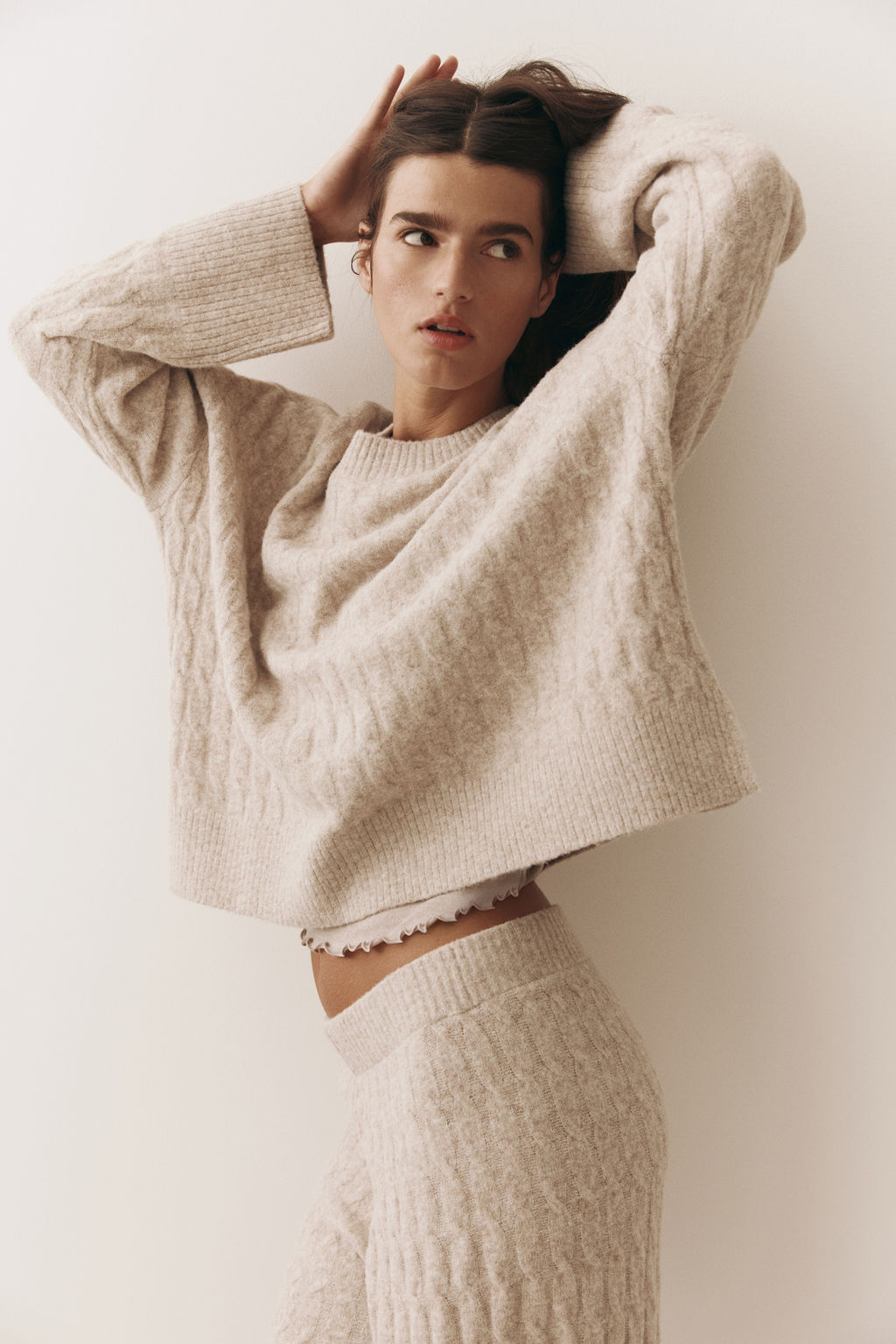 Jersey en punto trenzado - H&m фото 6