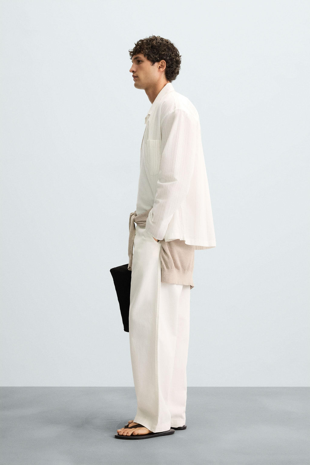 STRIPED TEXTURED SHIRT - Zara фото 13