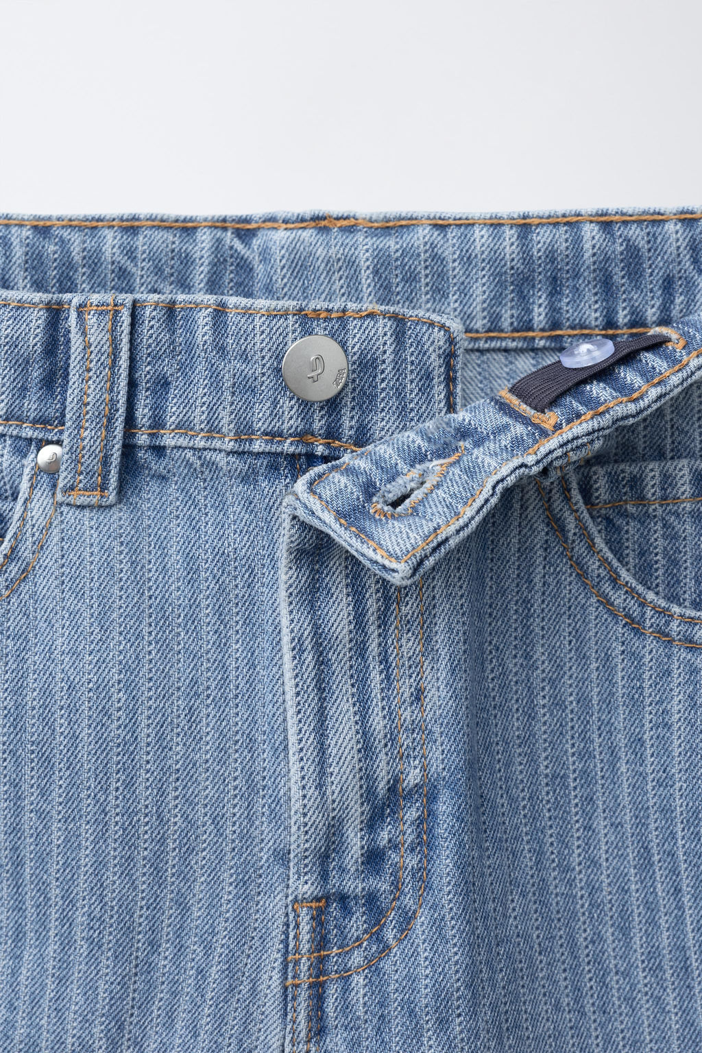 BERMUDA DENIM RAYAS PENN  / Azul claro - Zara фото 3