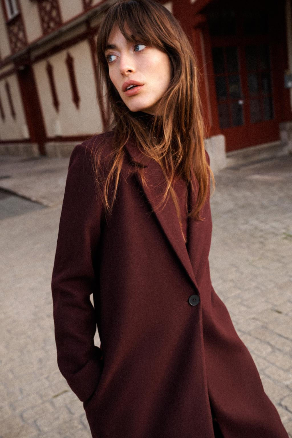 SOFT BUTTON COAT - Zara фото 5