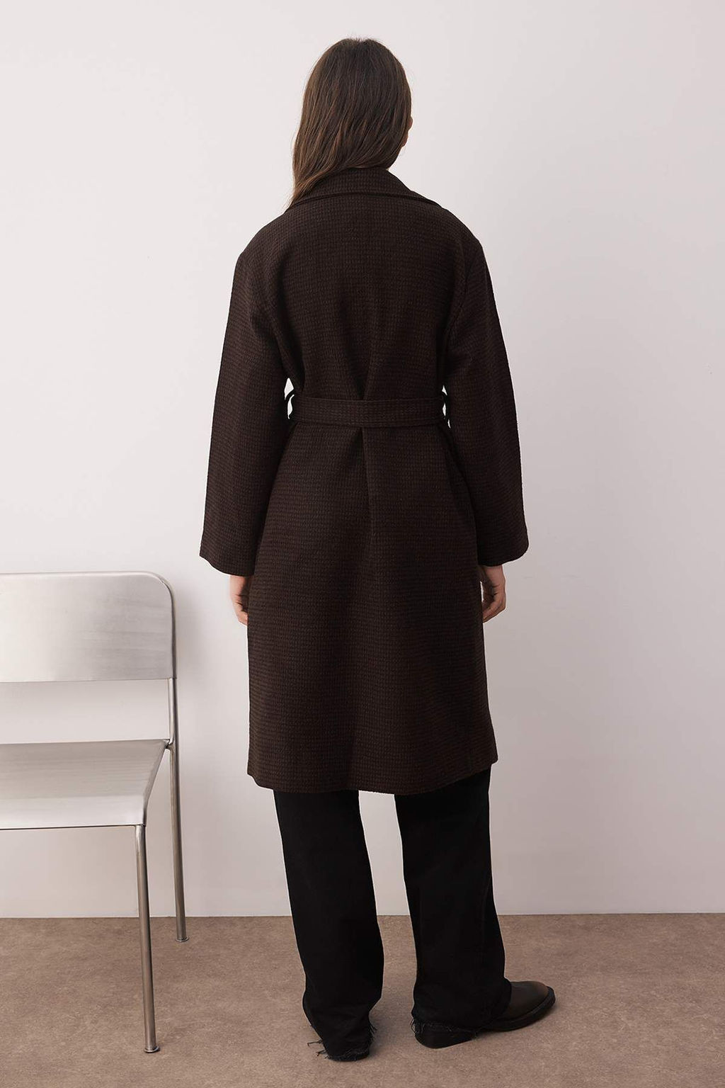 Cok Renkli Kazayag? Uzun Mono Kapama Oversize Kase Kaban TWOAW26KB00034 - Trendyolmilla фото 3