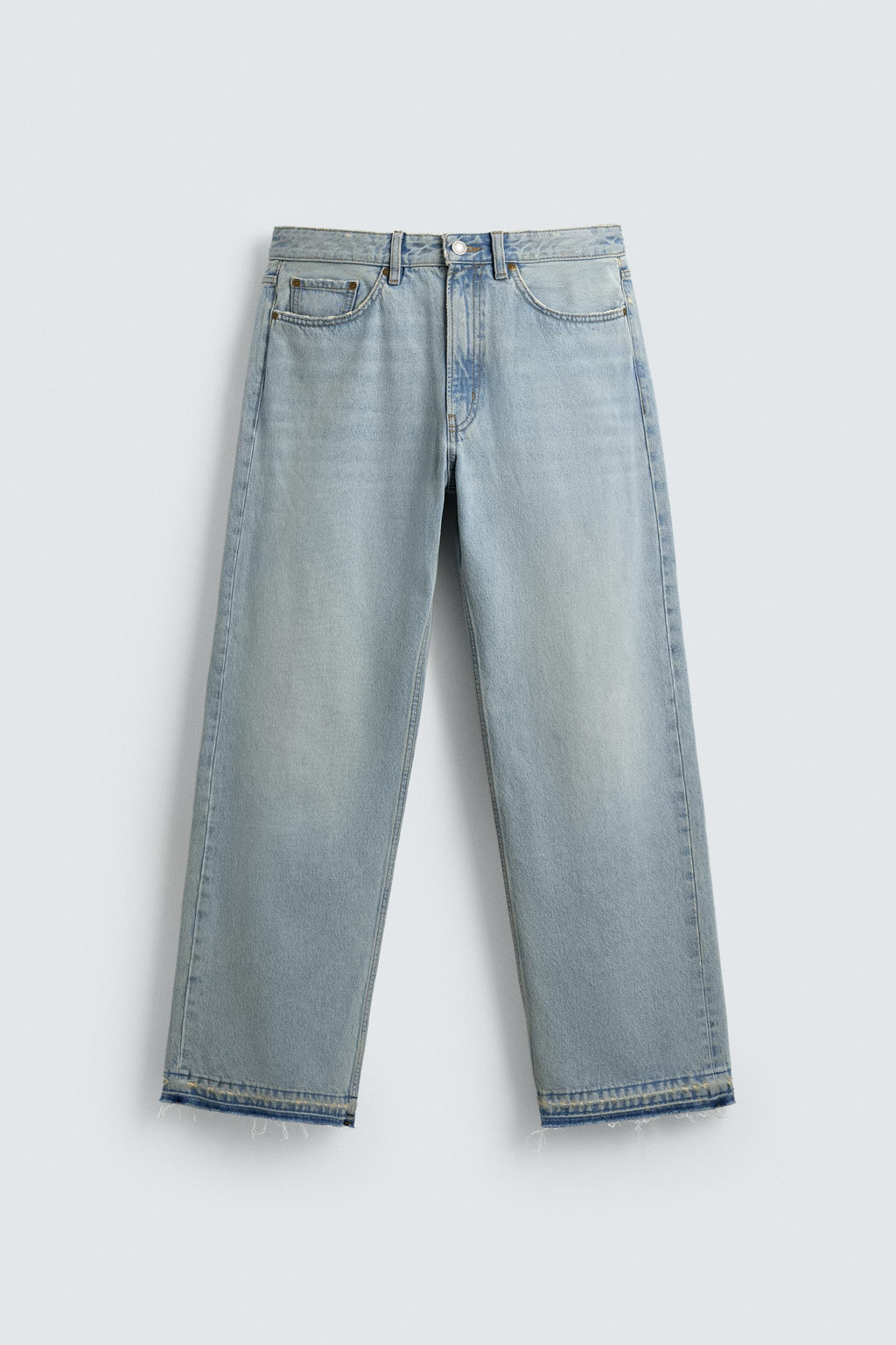 JEANS LOOSE FIT / Azul claro - Zara фото 8