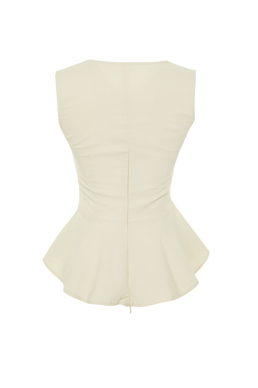 Siyah V Yaka Volanl? Dokuma Bluz TWOSS19XB0065 - Trendyolmilla фото 16