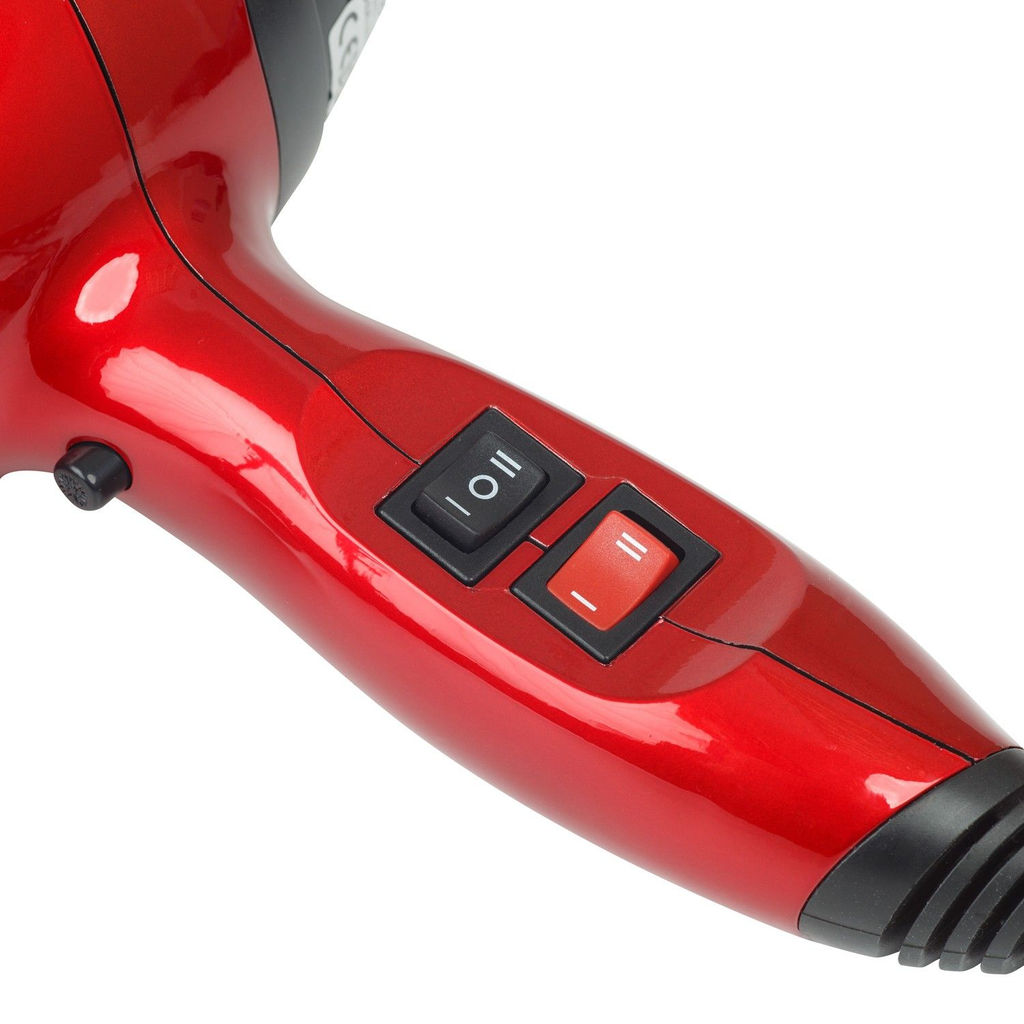Dewal Профессиональный фен для волос / ION Energy 03-8800 Red, красный, 2000 Вт  фото 5