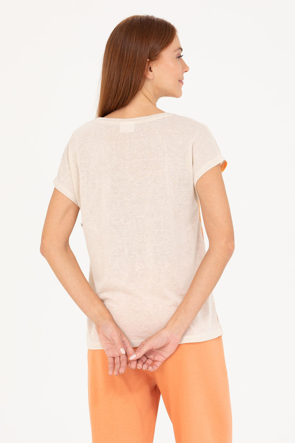 U. S. Polo Assn Женская футболка с круглым вырезом Stone - U.s. polo assn фото 5