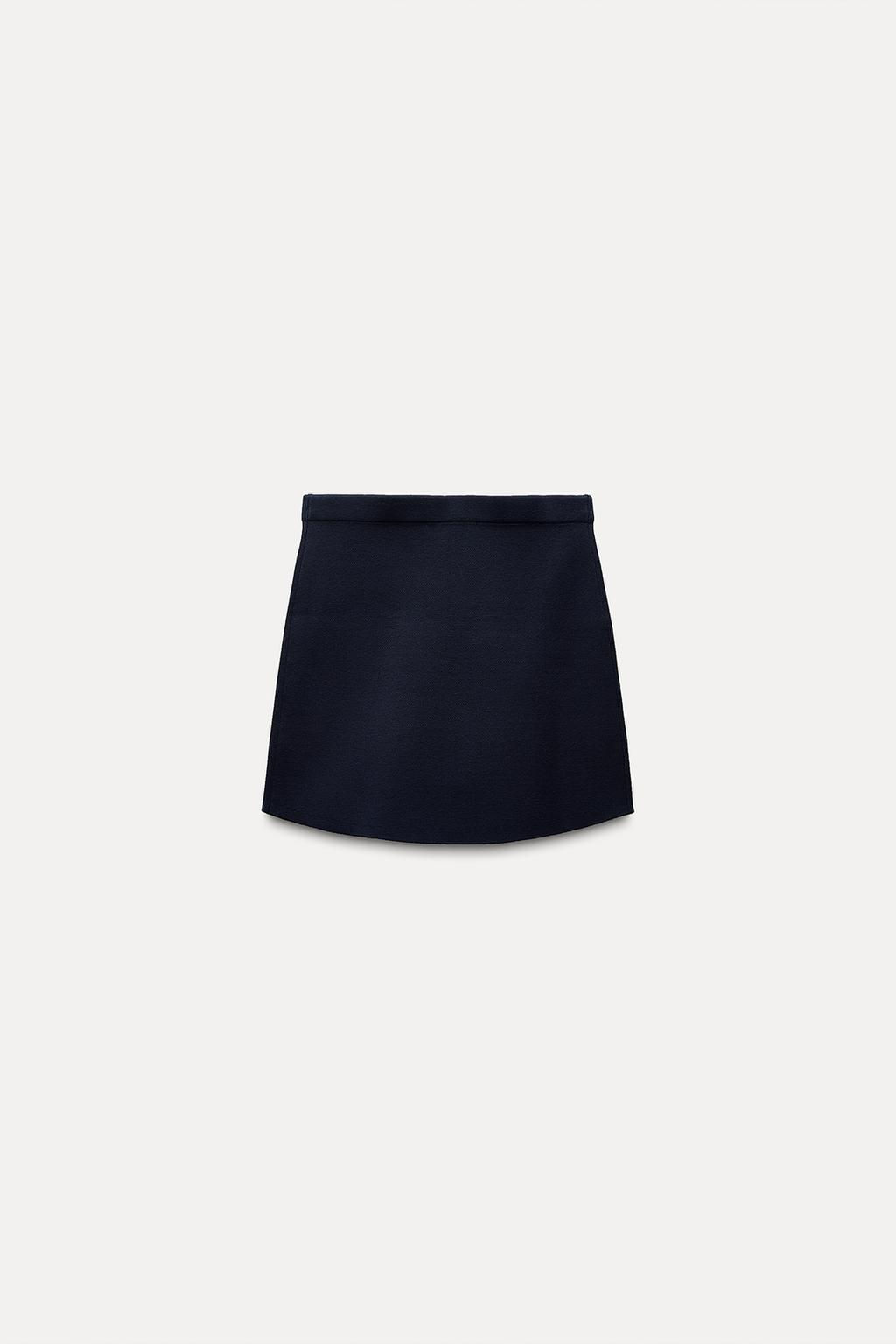 PLAIN KNIT STRAIGHT SKIRT - Zara фото 6