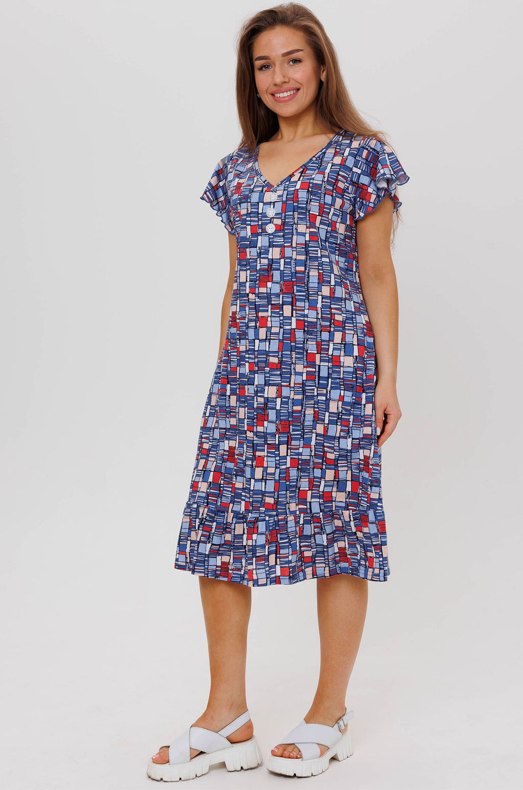 Женское летнее хлопковое платье Modellini