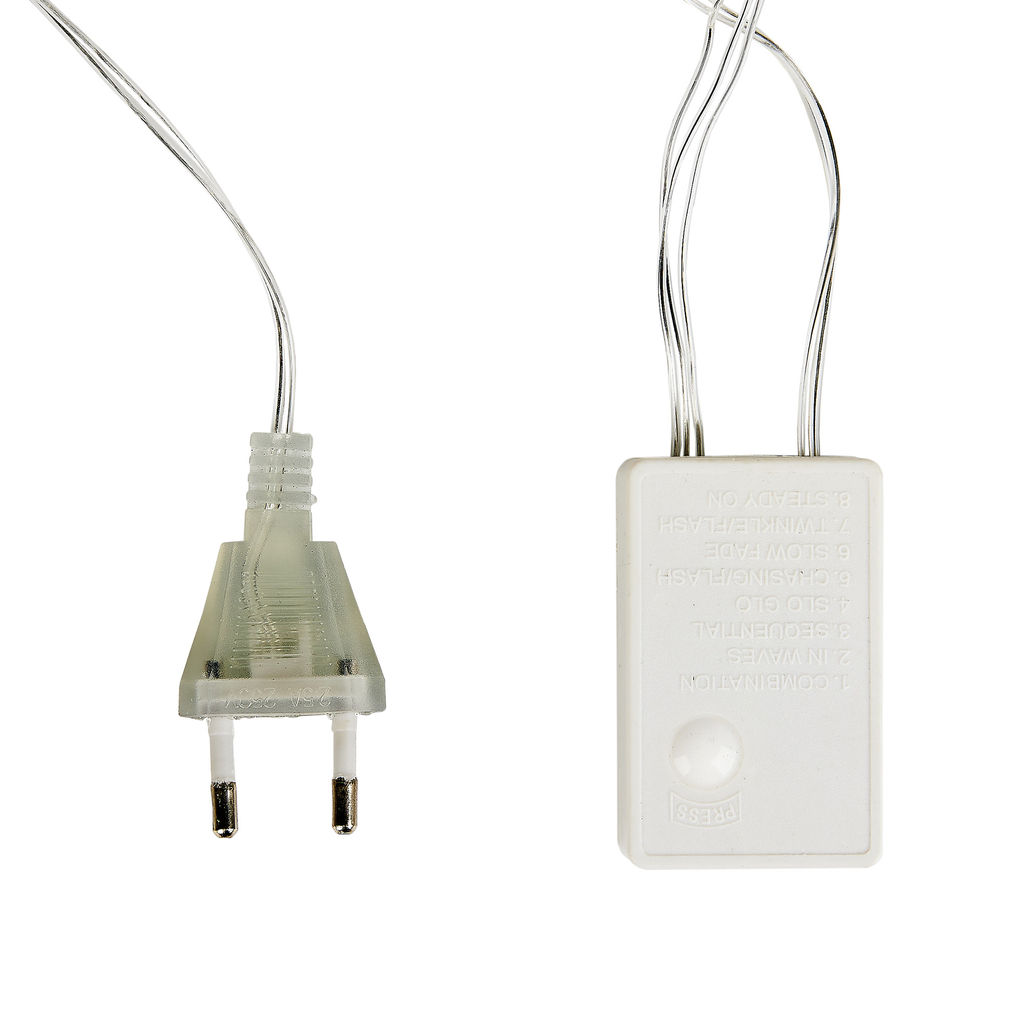 ULD-C3030-192/DTA WARM WHITE IP20 Занавес светодиодный, 3х3м. 192 светодиода. Теплый белый свет. Провод прозрачный. TM Uniel - Volpe фото 3