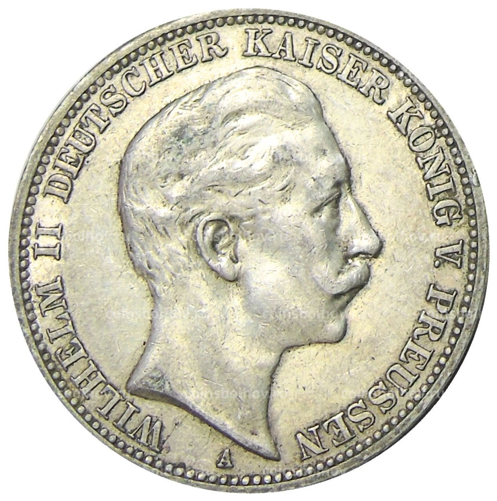 3 марки 1909 года А Германия (Пруссия)