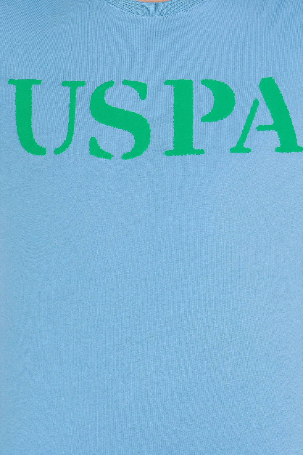 U. S. Polo Assn Мужская бирюзовая базовая футболка с круглым вырезом - U.s. polo assn фото 12
