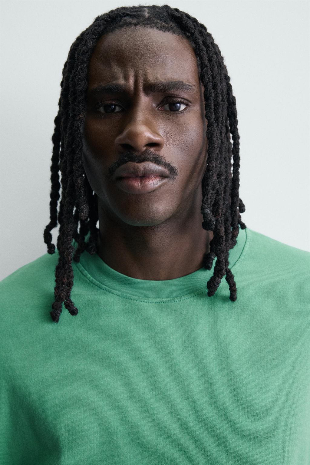 SUDADERA BOXY FIT ESTRUCTURA / Verde - Zara фото 5