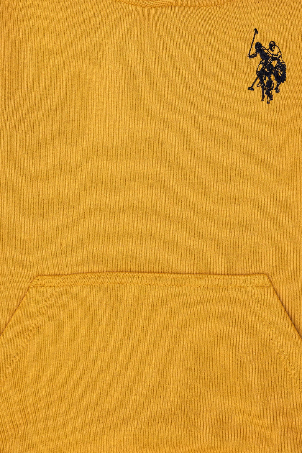 Толстовка детская U.S. Polo Assn с капюшоном горчичная хлопок с полиэстером  фото 9