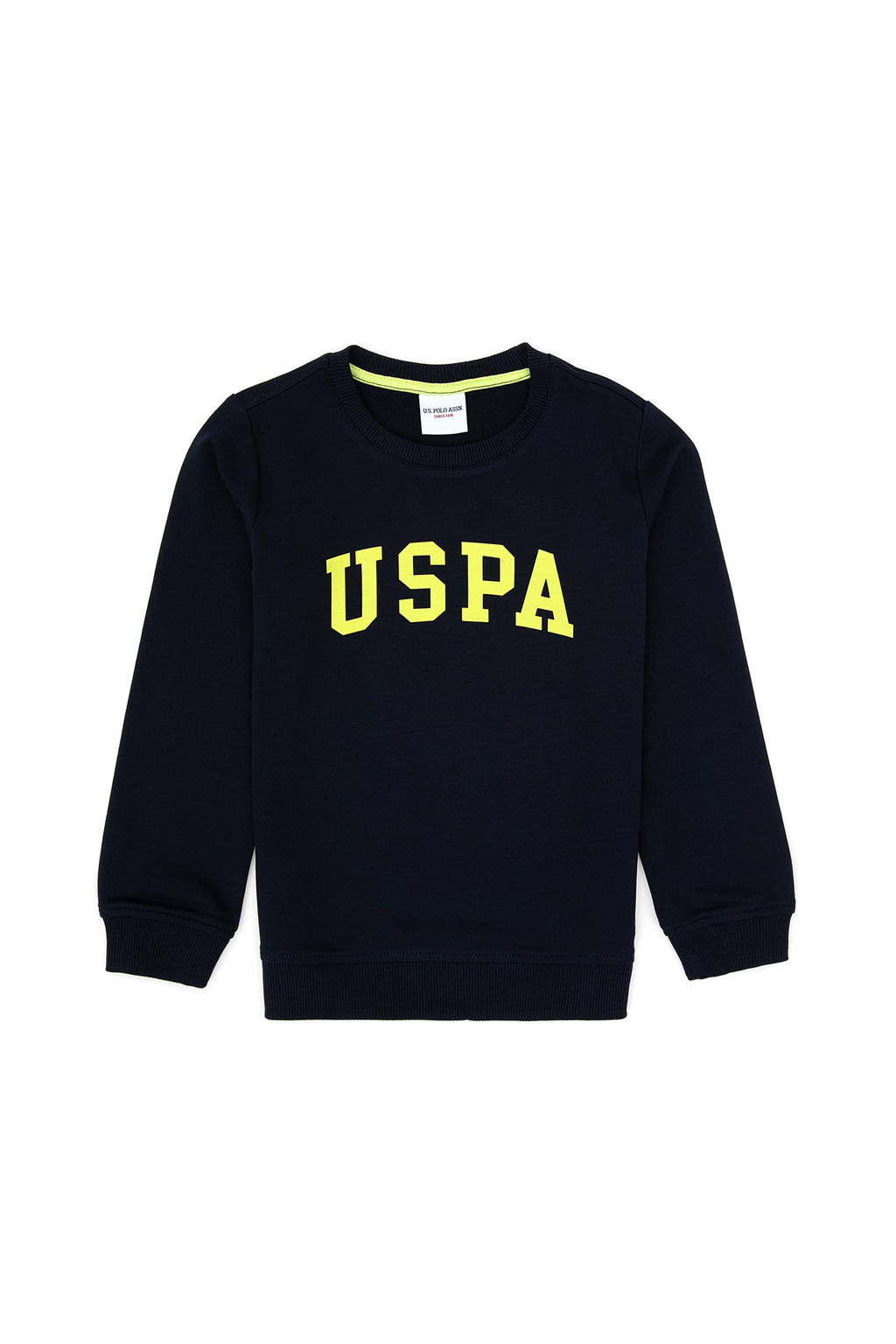 Erkek _ocuk Lacivert Basic Bisiklet Yaka Sweatshirt Sepette S_rpriz _ndirim