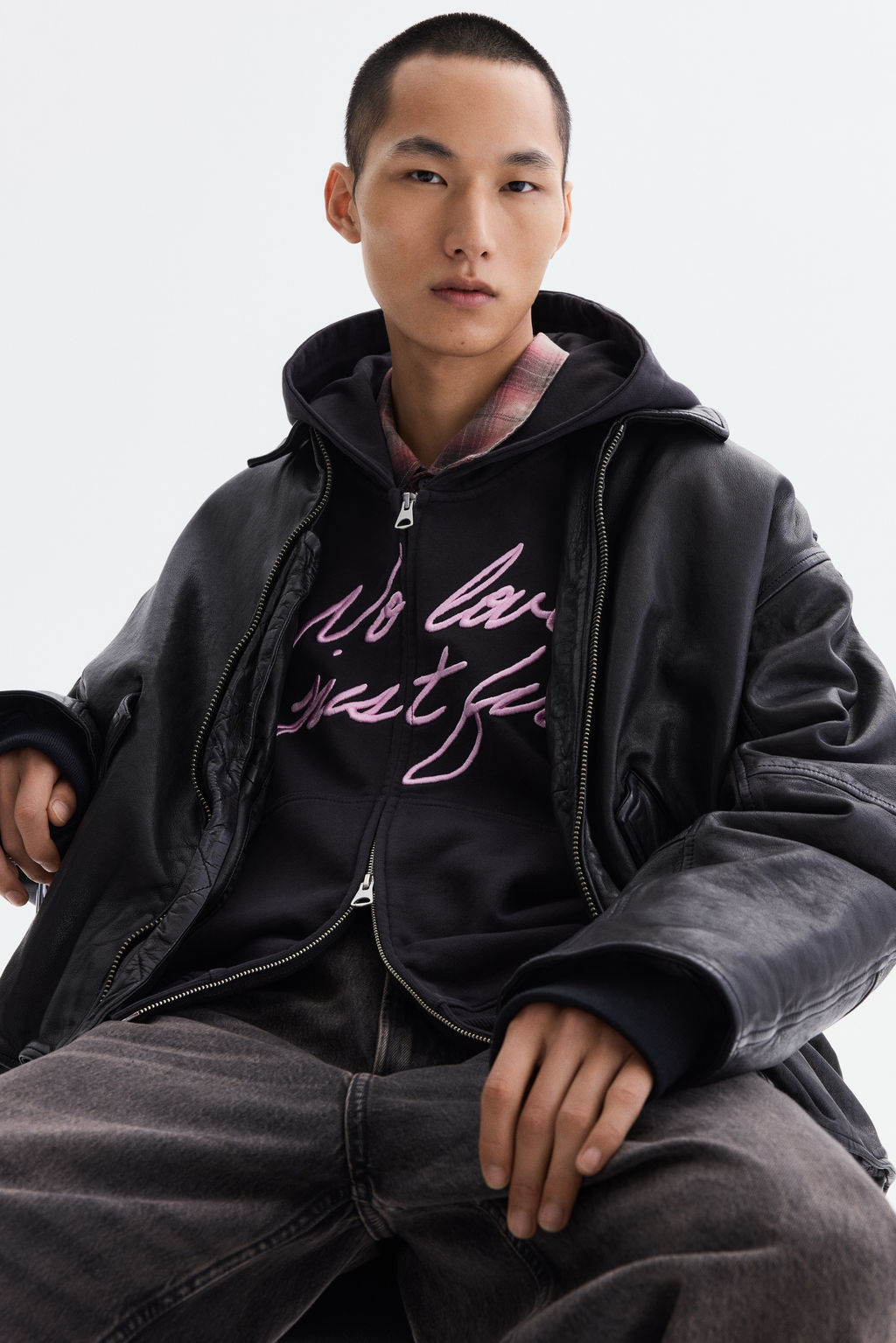 Chaqueta sudadera con cremallera Oversized Fit - H&m фото 5