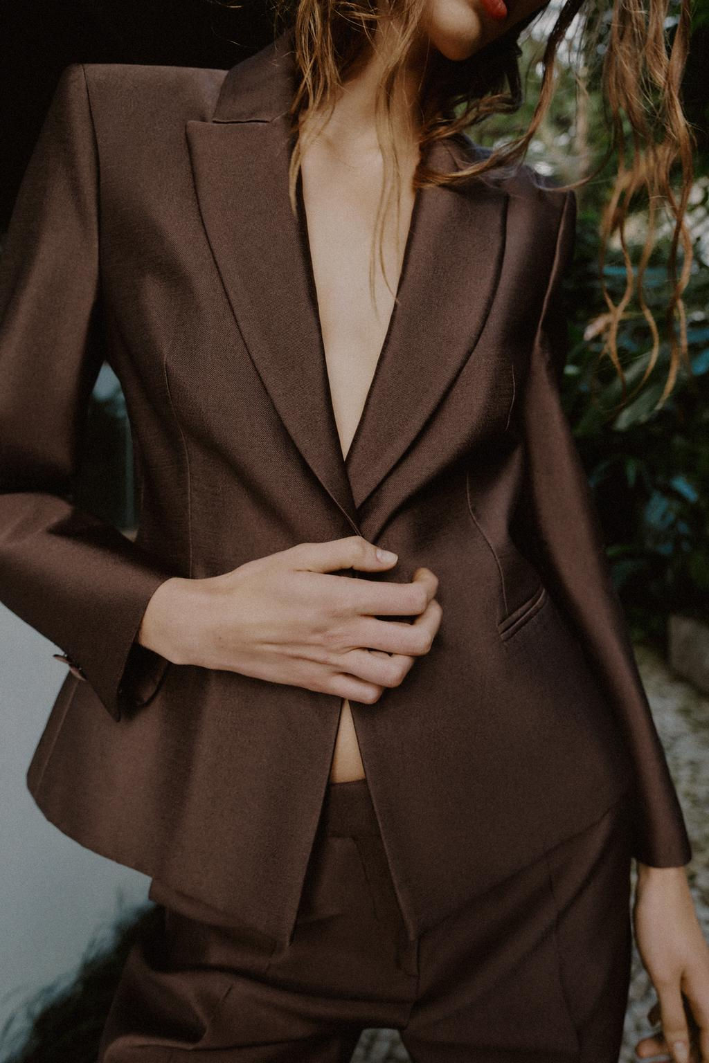 SATIN FITTED BLAZER - Zara фото 2