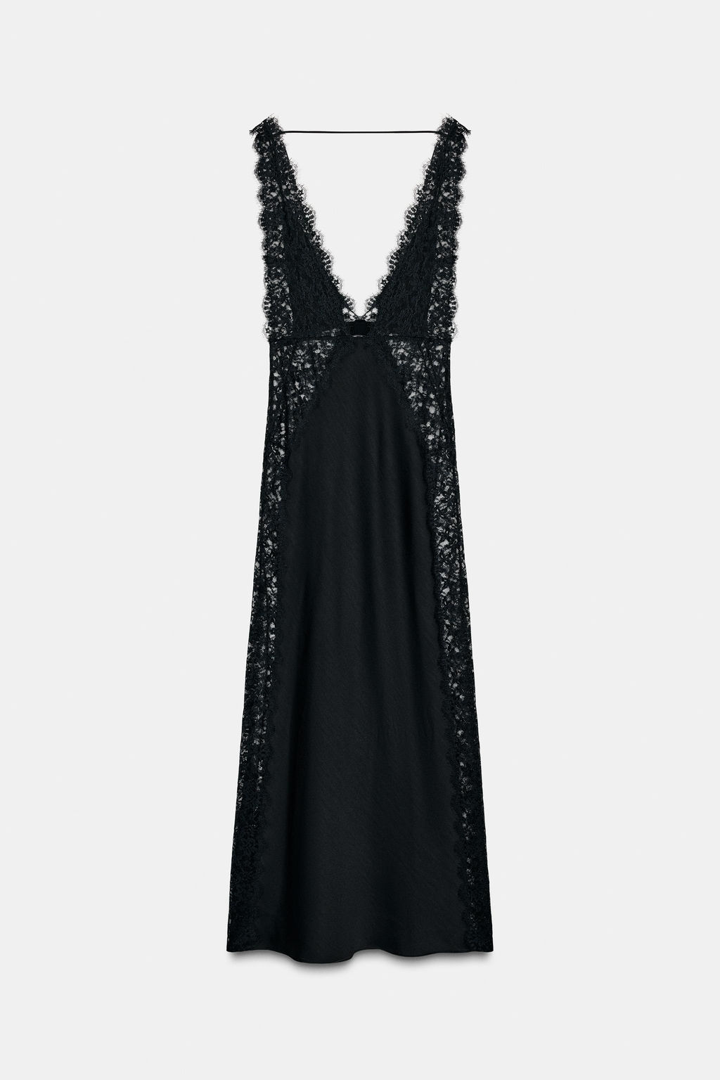 ZW COLLECTION LIMITED EDITION SATIN LACE DRESS - Zara фото 3